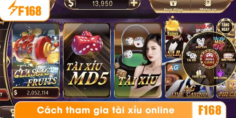 Chi tiết các bước tham gia tài xỉu online tại F168