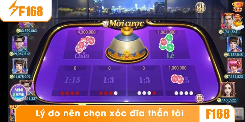 Chọn xóc đĩa thần tài là nơi trải nghiệm uy tín